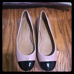 Coach ballet shoes size 8